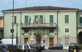 Das Rathaus von
                      Bagnolo Mella